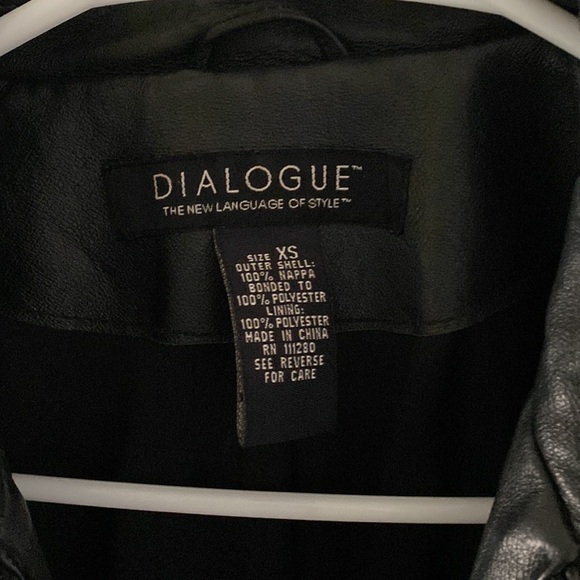 Black leather jacket - Picture 2 of 3